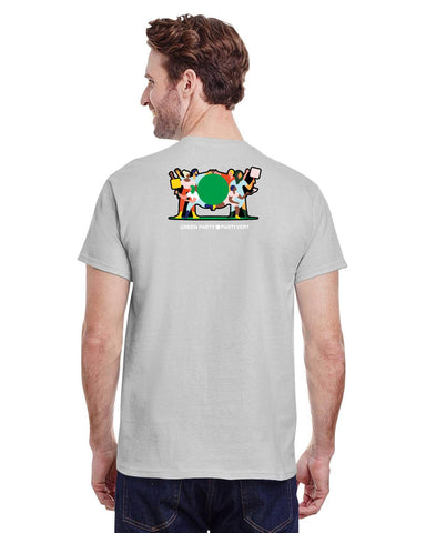 GPC T Black, Sand or Ash with icon logo and party on back